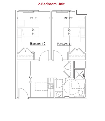 Two-Bedroom Floorplan