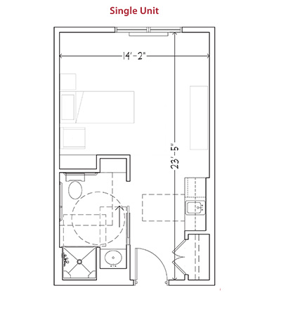 Single Unit Floorplan