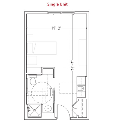 Single Unit Floorplan