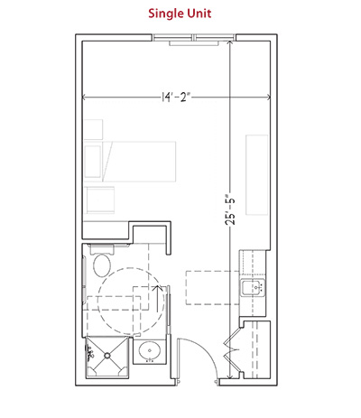 Single Unit Floorplan