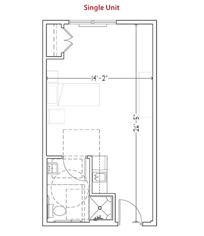 Single Unit Floorplan