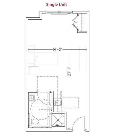 Single Unit Floorplan