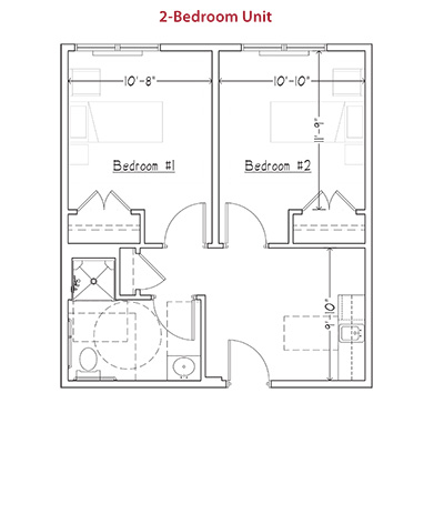 Two-Bedroom Floorplan
